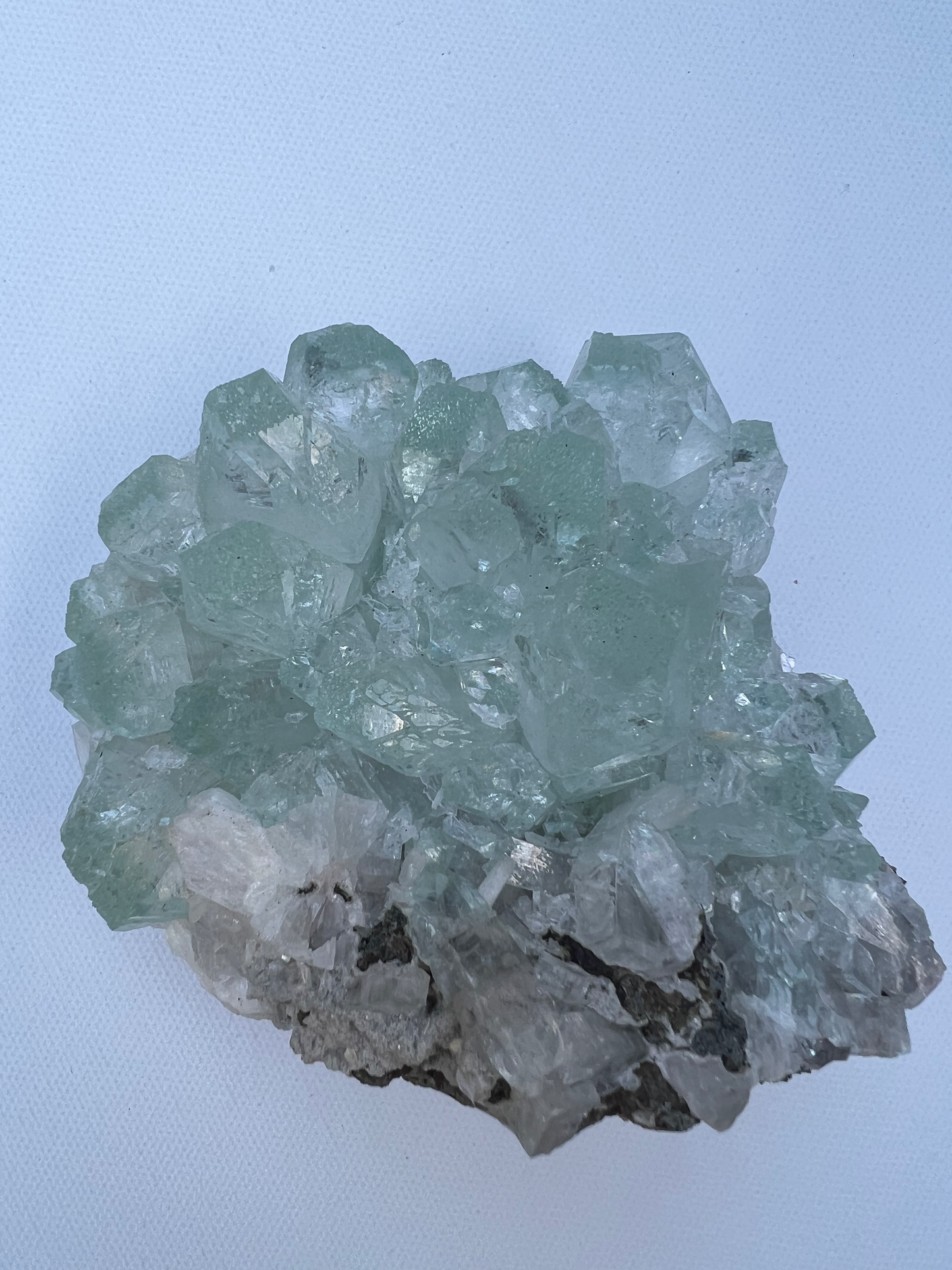 Green Apophyllite Cluster || India